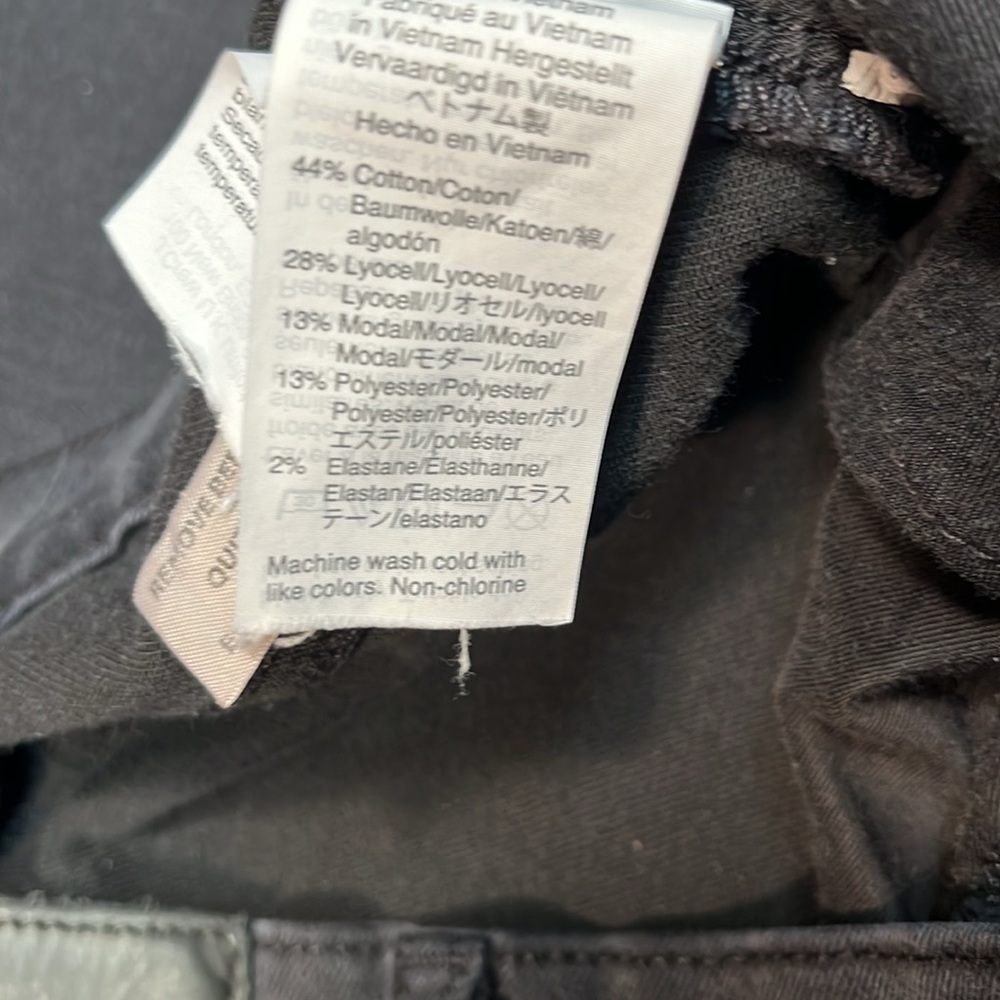 Women’s Madewell jeans black size 29 9 inch midrise skinny - Picture 4 of 5
